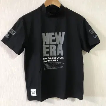 New Era 블랙 피케 셔츠
