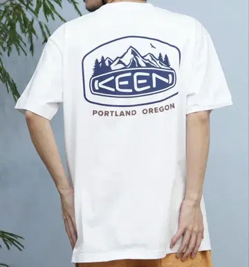 KEEN 화이트 T셔츠 S 사이즈
