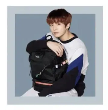 FILA BTS 콜라보 백팩 블랙