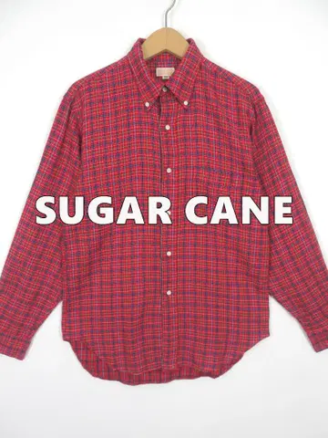 [ 새상품급 ] 슈가케인 체크 BD 긴팔 셔츠 M 빈티지 구제 의류