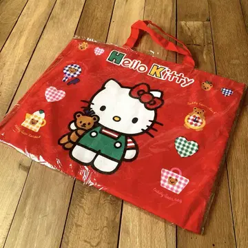 쇼와 레트로 산리오 헬로키티 백 당시물 구 로고 빈티지 C