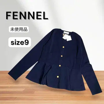 FENNEL 긴팔 가디건 size 9 다크 네이비 겉옷 고급