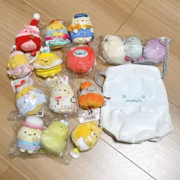 스미코구라시 테노리 봉제 인형 키링 묶음 판매 한정품