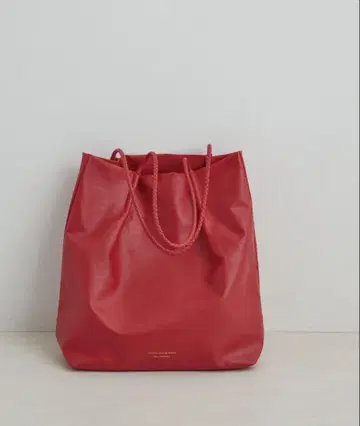 로페피크닉 A4 대응 워셔블 메쉬 핸들 토트백 레드