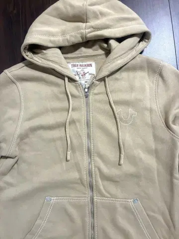 TRUE RELIGION 베이지 후드티 L 사이즈