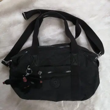 Kipling 블랙 숄더 2way 백 [몽키 포함]
