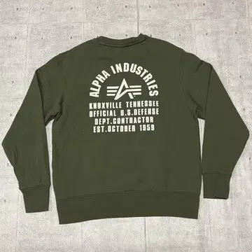 ALPHA INDUSTRIES 맨투맨 로고 알 알파인더스트리