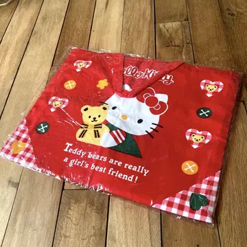 쇼와 레트로 산리오 헬로키티 백 당시 물건 구 로고 빈티지 D