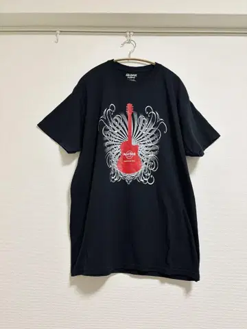 Hard Rock 기타 T셔츠 L 블랙