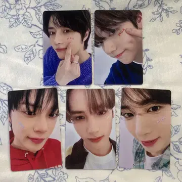 TXT MOAZONE 한정 FC 혜택 팬미 트레이딩 카드 5장