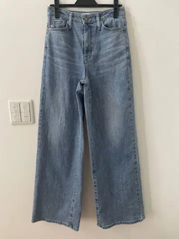 SOMETHING 와이드 레그 데님 팬츠