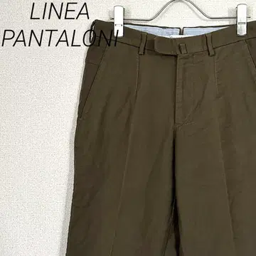 LINEA PANTALONI 치노 팬츠 센터 프레스 포켓 부착 빅