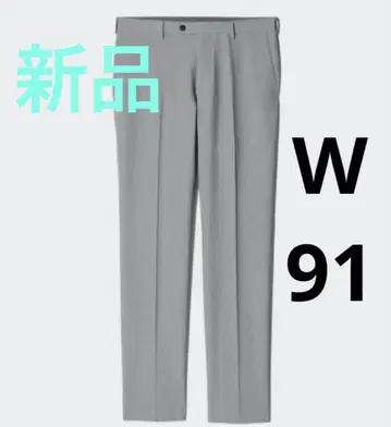 새상품 UNIQLO 감동 팬츠 체크 91x76