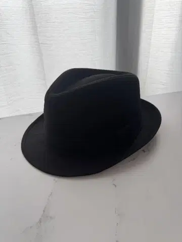 블랙 펠트 햇 사이즈 58cm