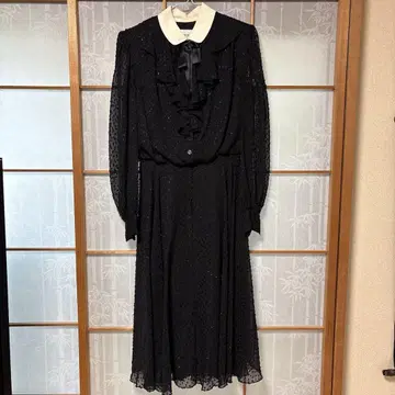 KIMIJIMA BOUTIQUE 블랙 프릴 원피스 II