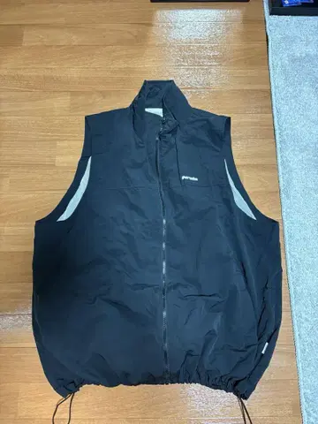 Perushu 블랙 집업 베스트