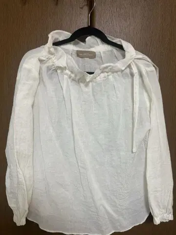 린넨 화이트 셔츠 긴팔
