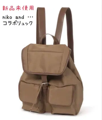 니코앤드 택 포함 새상품 타케시타 레이나 콜라보 백팩