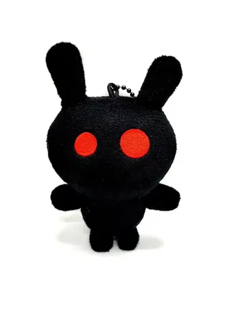 카토리 신고 블랙 토끼 키링 개인전