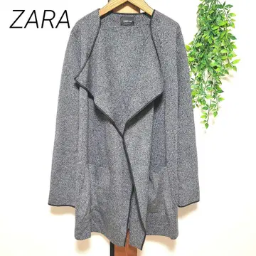 ZARA 자라 롱 가디건 니트 겉옷 그레이