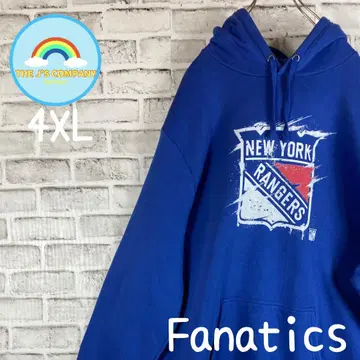 Fanatics NHL RANGERS 오버 사이즈 후드티 4XL