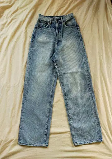 moussy 와이드 데님 구제 의류 빈티지