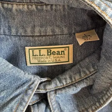 L.L.Bean made in USA 데님 셔츠 긴팔