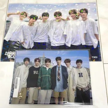 TWS Sparkling Blue 특전 클리어 포스터 / 클리어 파일 3