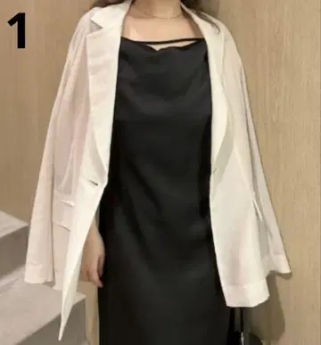 프레이 아이디 세미 시어 자켓 아이보리
