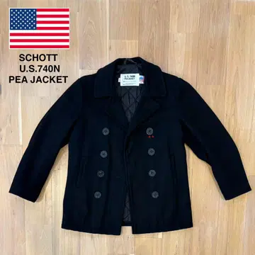 [ Schott 피코트 ] 새상품급 U.S. 740N 16 다크 네이비