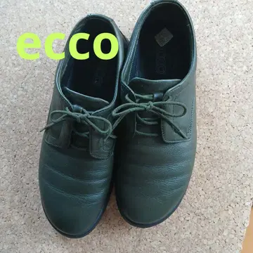 ECCO 다크 그린 레이스업 슈즈 24EEE