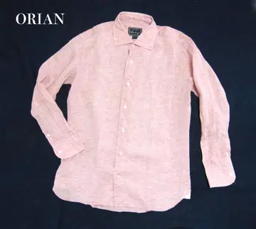ORIAN 빈티지 슬림핏 린넨 셔츠 M