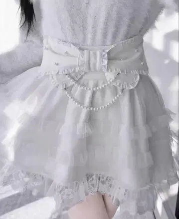 천사계 패션 양산형 지뢰계 반신 스커트