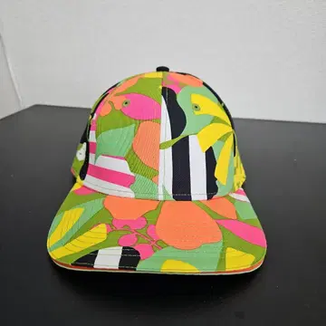 MARC JACOBS 컬러풀 추상 무늬 야구 모자