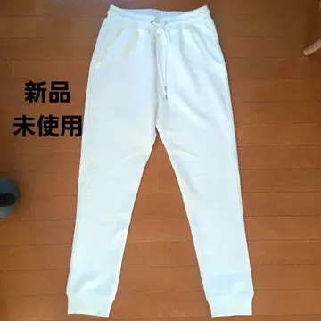 새상품, 미사용 LOVELESS 화이트 조거 팬츠 맨투맨