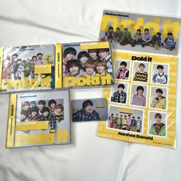 Doki it 나니와단시 CD BluRay 클리어 솔로 카드 스티커