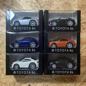 TOYOTA 86 풀백카 미니카 6색 세트