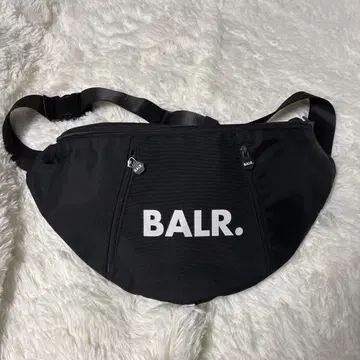 새상품급 BALR. 오버 사이즈 바디백 블랙