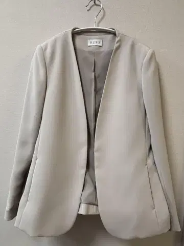 PLST 노카라 자켓