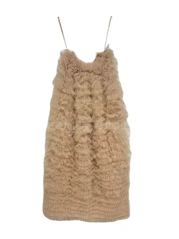 미사용 Bibiy. DARLENE SHUSHU SKIRT BEIGE