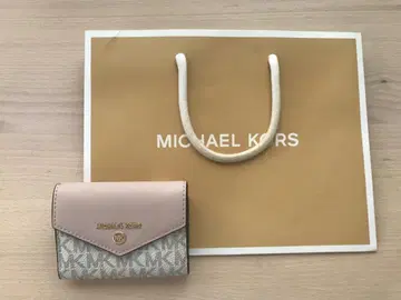 새상품 MICHAEL KORS 카드 케이스 핑크 그레이