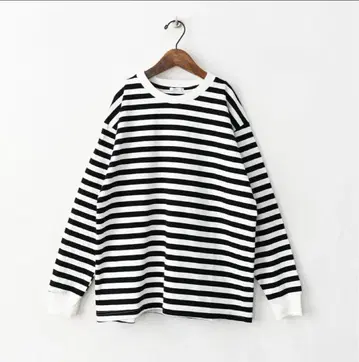 maillot 마이요 마루도 보더 롱 T셔츠(블랙)