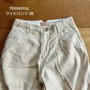 todayful 턱 와이드 팬츠