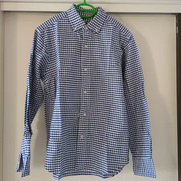 DRESSTERIOR 남성용 깅엄 체크 셔츠 M 사이즈