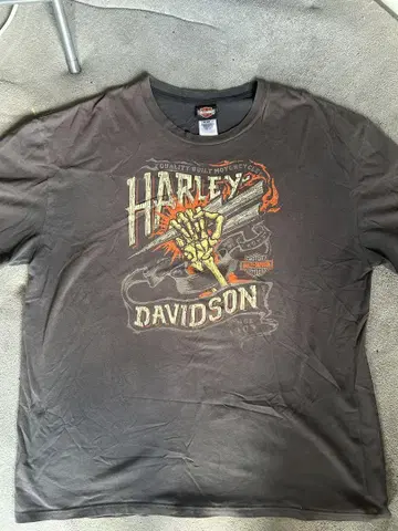 HARLEY-DAVIDSON T셔츠 2XL 다크 그레이