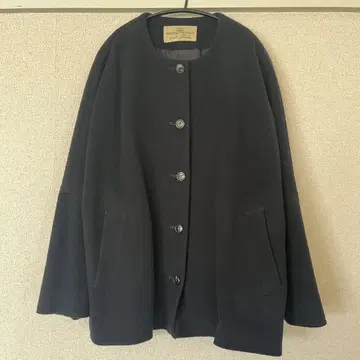 nest Robe 네이비 울 하프 코트