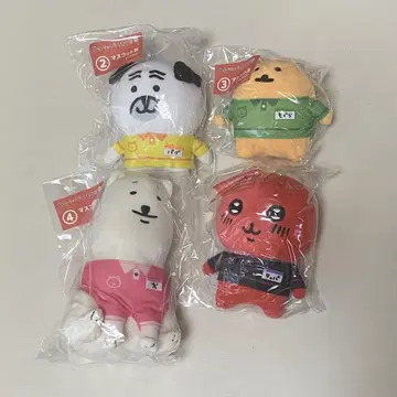 농담곰 로손 제일복권 경품 마스코트 4세트