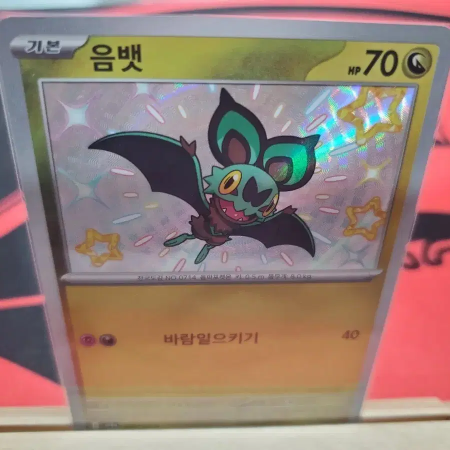 Pokemon Card Noibat Shiny on Bunjang Global Site.