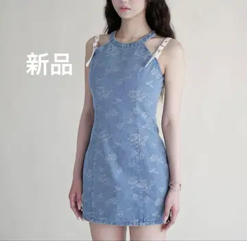 YILON 이로 Little rose denim 원피스