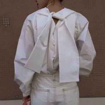 Ameri VINTAGE 2WAY TUCK BOW TIE BLOUSE